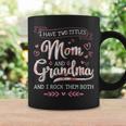 Two Titles Grandma Rock Christmas Birthday Coffee Mug Gifts ideas