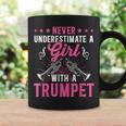 Never Underestimate A Girl With Trumpet Coffee Mug Gifts ideas