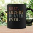 Vintage Best Euchre Player Ever Euchre Board Game Coffee Mug Gifts ideas