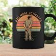 Vintage Retro Dad Mode Activated Quote Father's Day Coffee Mug Gifts ideas