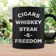 Whiskey Cigars Whiskey Steak & Freedom Coffee Mug Gifts ideas