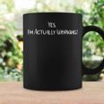 Yes I'm Actually Working Working From Home Coffee Mug Gifts ideas