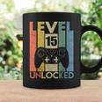 Gaming Vintage 15Th Birthday 15 Year Old Boy Girl Gamer Coffee Mug Gifts ideas