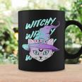 Gato Bruja Gótico Pastel Kawaii Gradiente Estético Pastel Taza de café Ideas de regalos