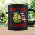 Gator Strong Florida State Gator American Flag Florida Map Coffee Mug Gifts ideas