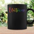 Gay Lesbian Transgender Pride Electrician Lives Matter Coffee Mug Gifts ideas
