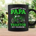 'Geboren Um Mit Papa Trktor Zu Fahren' German Language Tassen Geschenkideen