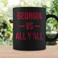 Georgia Vs All Y'all Vintage Weathered Southerner Coffee Mug Gifts ideas