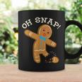 Gingerbread Oh Snap Cute Christmas Coffee Mug Gifts ideas