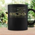 Girl Dad Outnumbered Us Flag Fathers Day From Wife Daughter Coffee Mug Gifts ideas