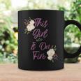 This Girl Is On Fire Beautiful Inspirational Quote Coffee Mug Gifts ideas
