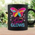 This Girl Glows Cute Girl Woman Tie Dye 80S Party Team Coffee Mug Gifts ideas