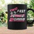 Girl Race Car Birthday Decorations Two Fast 2 Curious 2Nd Coffee Mug Gifts ideas