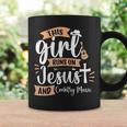 This Girl Runs On Jesus And Country Music Christian Girls Coffee Mug Gifts ideas