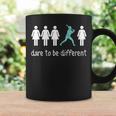 Girls Softball Dare To Be Different-Softball Coffee Mug Gifts ideas