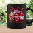 Gnomes Valentines DayGirl Cute Heart Graphic Coffee Mug Gifts ideas
