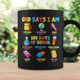 God Says I Am 100 Days Of School Christ Bible Saying Graphic Coffee Mug Gifts ideas