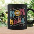 Goded Me Two Titles Mom Nana Hippie Groovy Coffee Mug Gifts ideas