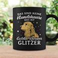 Golden Retriever Glitter Dog Holder Dog Owners Tassen Geschenkideen