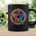Goth Lgbtq Gay Pride Satanic Rainbow Pentagram Coffee Mug Gifts ideas