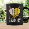 Grammy Of Both Ball Grammy Baseball Softball Pride Coffee Mug Gifts ideas