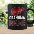 Grandma Bear Red Buffalo Plaid Matching Family Christmas Coffee Mug Gifts ideas