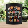 Grandma Of The Birthday Girl Groovy Themed Family Matching Coffee Mug Gifts ideas