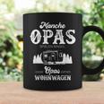 Grandpa Camping Slogan Cool Opas Ziehen Wohnwagen Tassen Geschenkideen