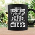Grandpa Never Underestimate An Old Man Who Plays Chess Coffee Mug Gifts ideas
