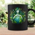 Green Mother Earth Day Gaia Save Our Planet Hippie Coffee Mug Gifts ideas