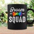 Groom Squad Rainbows Lgbt Pride Gay Bachelor Wedding Party Coffee Mug Gifts ideas