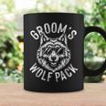 Groom's Wolf Pack Groomsmen Party Team Groom Coffee Mug Gifts ideas