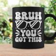 Groovy Bruh You Got This Testing Day Rock The Test Boys Mens Coffee Mug Gifts ideas