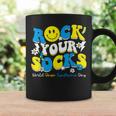 Groovy Rock Your Socks World Down Syndrome Awareness Day Kid Coffee Mug Gifts ideas