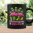 Groovy Shenanigan Squad Irish Flamingo St Patrick's Day Coffee Mug Gifts ideas