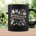 Groovy Spring Emergency Department Easter Bunny Er Nurse Coffee Mug Gifts ideas