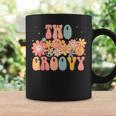 Groovy Two 2Nd Birthday 2 Year Old Peace Sign Smile Face Coffee Mug Gifts ideas