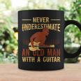 Guitarist Music Never Underestimate An Old Man With A Guitar Coffee Mug Gifts ideas