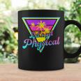 Gym Let's Get Physical Workouts Lover Fitness Sunset Vintage Coffee Mug Gifts ideas