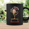 Gymnast Elf On Balance Beam Xmas Gymnastics Christmas Coffee Mug Gifts ideas