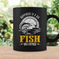 Happiness Is A Big Fish And A Witness Fisherman Fishing Coffee Mug Gifts ideas