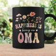Happiness Is Being An Oma Floral Oma Mother's Day Coffee Mug Gifts ideas