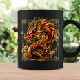 Happy Chinese New Year 2024 Lunar New Year Red Dragon Coffee Mug Gifts ideas