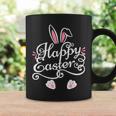 Happy Easter Bunny Rabbit Face Easter Day Women Girls Coffee Mug Gifts ideas