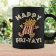 Happy Fri Yay Retro French Fries Friday Lovers Fun Teacher Coffee Mug Gifts ideas