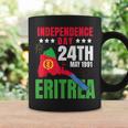 Happy Independence Eritrea Eritrean Flag & Eritrea Map Coffee Mug Gifts ideas