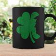 Happy St Patrick's Day Clover Leaf Trump Distressed Coffee Mug Gifts ideas