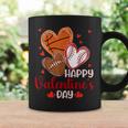 Happy Valentines Day Basketball Baseball Football Boys Mens Coffee Mug Gifts ideas