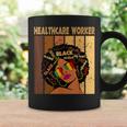 Healthcare Worker Afro African American Black History Month Coffee Mug Gifts ideas