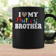 I Heart My Autistic Brother I Love My Autistic Brother Coffee Mug Gifts ideas